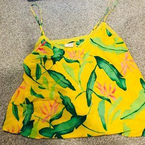 Target - Yellow Tropical Tank Top